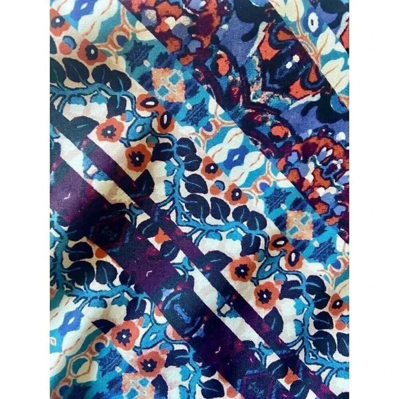 Athleta Swimsuit Marrakesh Side Scrunch Tankini Swim Top Size 32 B/C UPF+50 - Picture 6 of 11